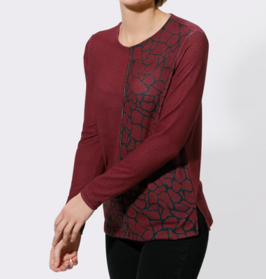 Witt Weiden Strickjacke Dunkelrot Bordeaux 496872 Witt Weiden