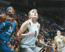 CAROLYN SWORDS Signed 8 x 10 Photo WNBA Basketball LAS VEGAS ACES Free Shipping