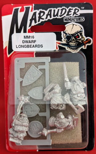 Marauder Miniatures - MM16 Dwarf Longbeards (Mint, Sealed) - Picture 1 of 2