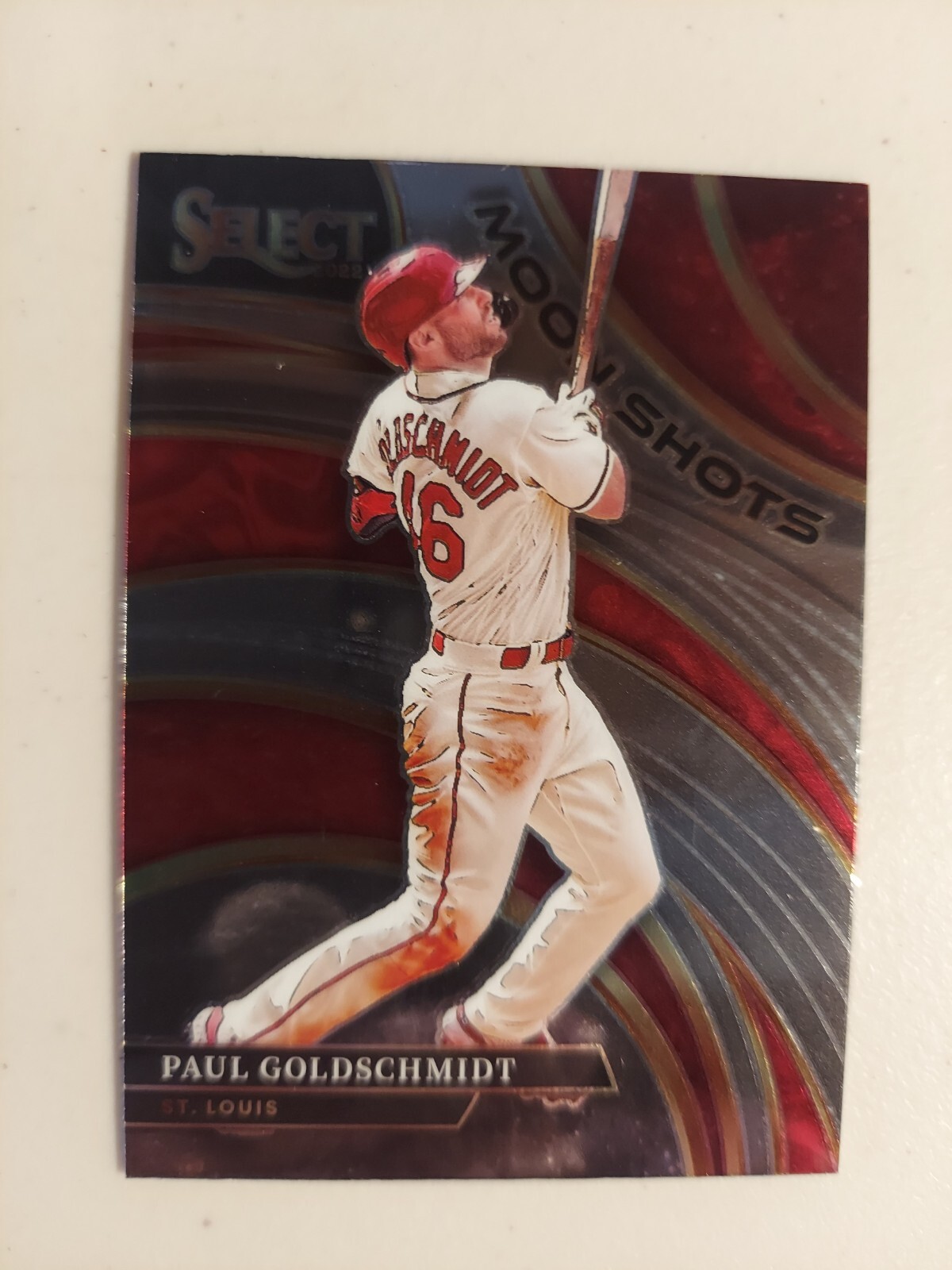 2022 Panini Select PAUL GOLDSCHMIDT Moon Shots Insert #MS20 St. Louis Cardinals