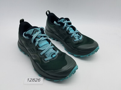 Saucony Peregrine 10 Women's Size 7.5 Trail Running Shoes Pine Marine