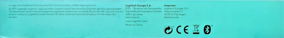 Logitech Universal Folio Tablet-Hülle mit Kabelloser Tastatur| für 9-10" Tablets - Bild 4 von 4