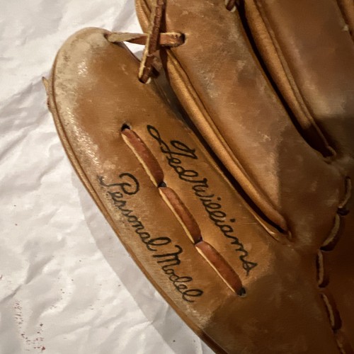 Vintage Ted Williams Personal Model 1681 Left-Handed Throw Glove Lefty Japan - Picture 6 of 13