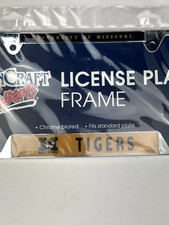 Mizzou Tigers Metal License Plate NCAA Auto Tag College Logo Team Sign