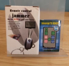 Jammin Jammer Prank Remote Control Jammer w/ Universal TV Remote New