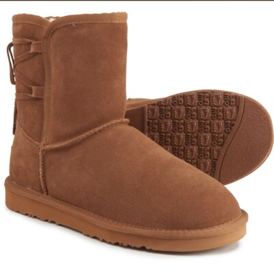 New Lamo Kitt Water Stain Resistant Suede Boots Size 9