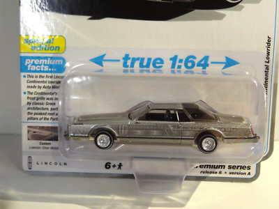 AUTO WORLD PREMIUM - LUXURY CRUISERS SILVER - 1979 LINCOLN CONTINENTAL LOWRIDER