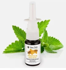 Propolis Nasal Rinse Spray with Herbs 1/2 fl oz (15 ml) Moisturizes Sinus Canal
