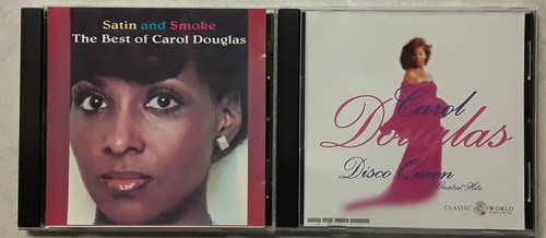 CAROL DOUGLAS Greatest Hits DISCO QUEEN + Best of SATIN and SMOKE 2 CD lot 1993 - Imagen 1 de 3