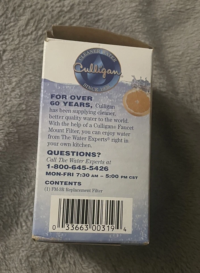 CULLIGAN Faucet Filter Model FM-3R Filter for FM-3 New - Image 4 of 4