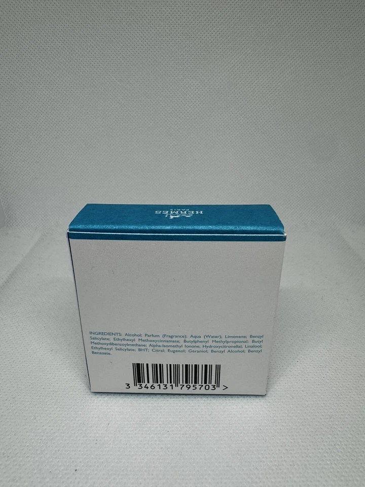 Hermes Eau Des Merveilles Bleue Eau De Toiltette 7,5 ml/0,25 oz Mini Splash Foto 4 de 4