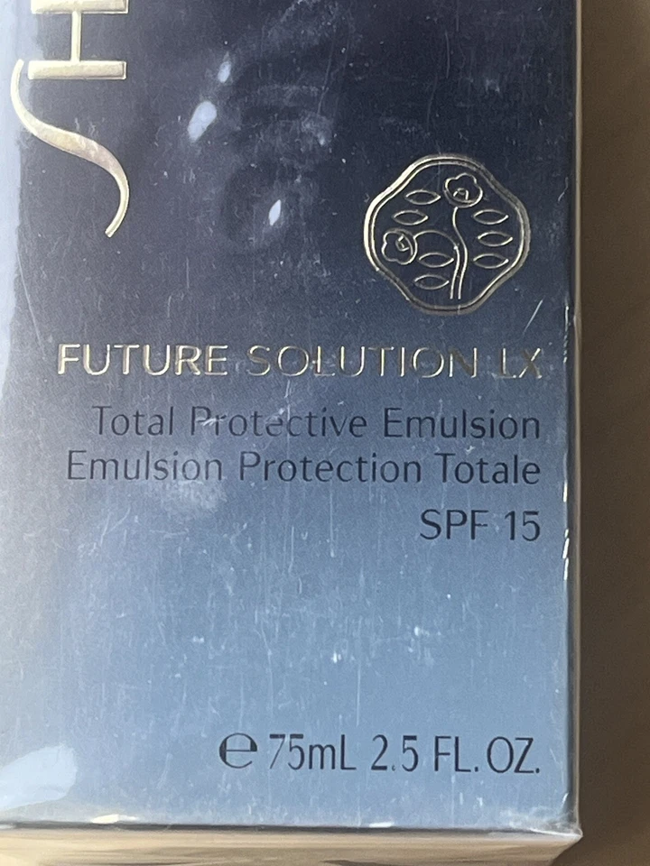 Shiseido Future Solution LX Total Protective Emulsion SPF 15, 75ml, new & sealed - Image 2 of 4