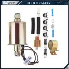 For Universal 12V Low Pressure 5-9 PSI Electric Fuel Pump Installation Kit