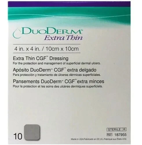 10pcs Duoderm 187955 Extra Thin CGF Dressing 10 X 10 cm 4 x 4 in Health Genuine - Image 3 of 4