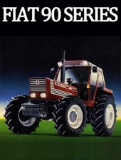 Vintage Fiat Fiatagri 180-90 Tractor 90 Series Brochure Poster Advert A3