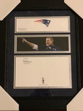 Patriots Bill Belichick Autographed Framed Size 11x14  JSA Authenticated