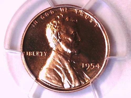 1954 Proof Lincoln Wheat Cent 1C Penny PCGS PR65RD 42842304