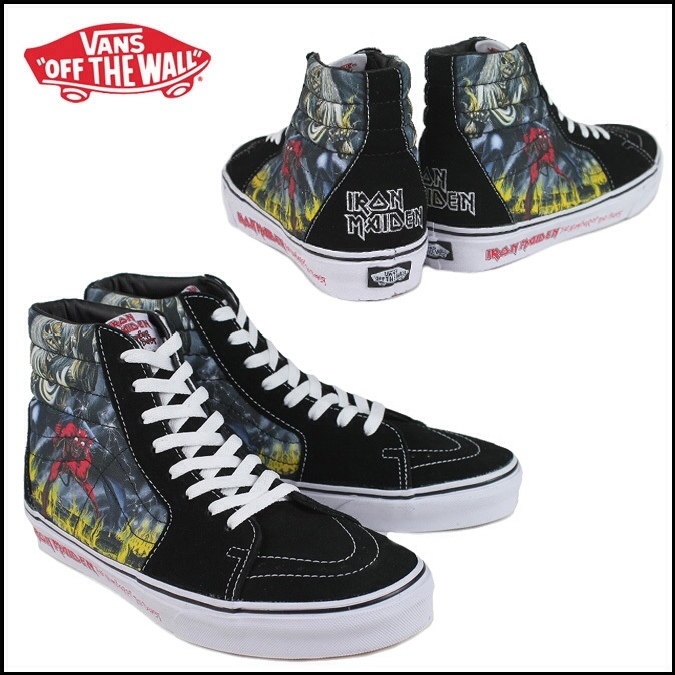 iron maiden vans shoes $15.99 shipped