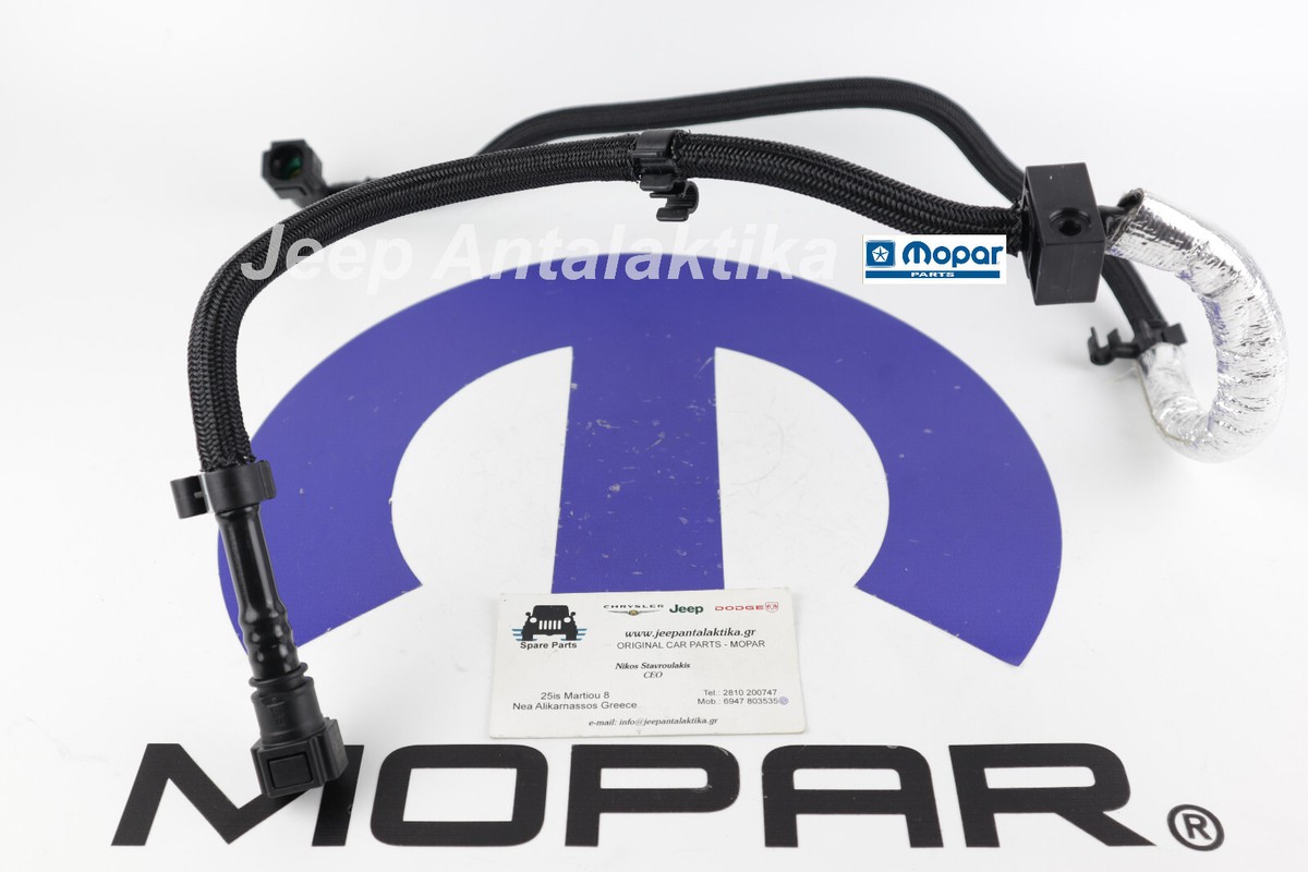 Fuel Return Tube Jeep Wrangler JK 11-18 2.8CRD 68092302AA New