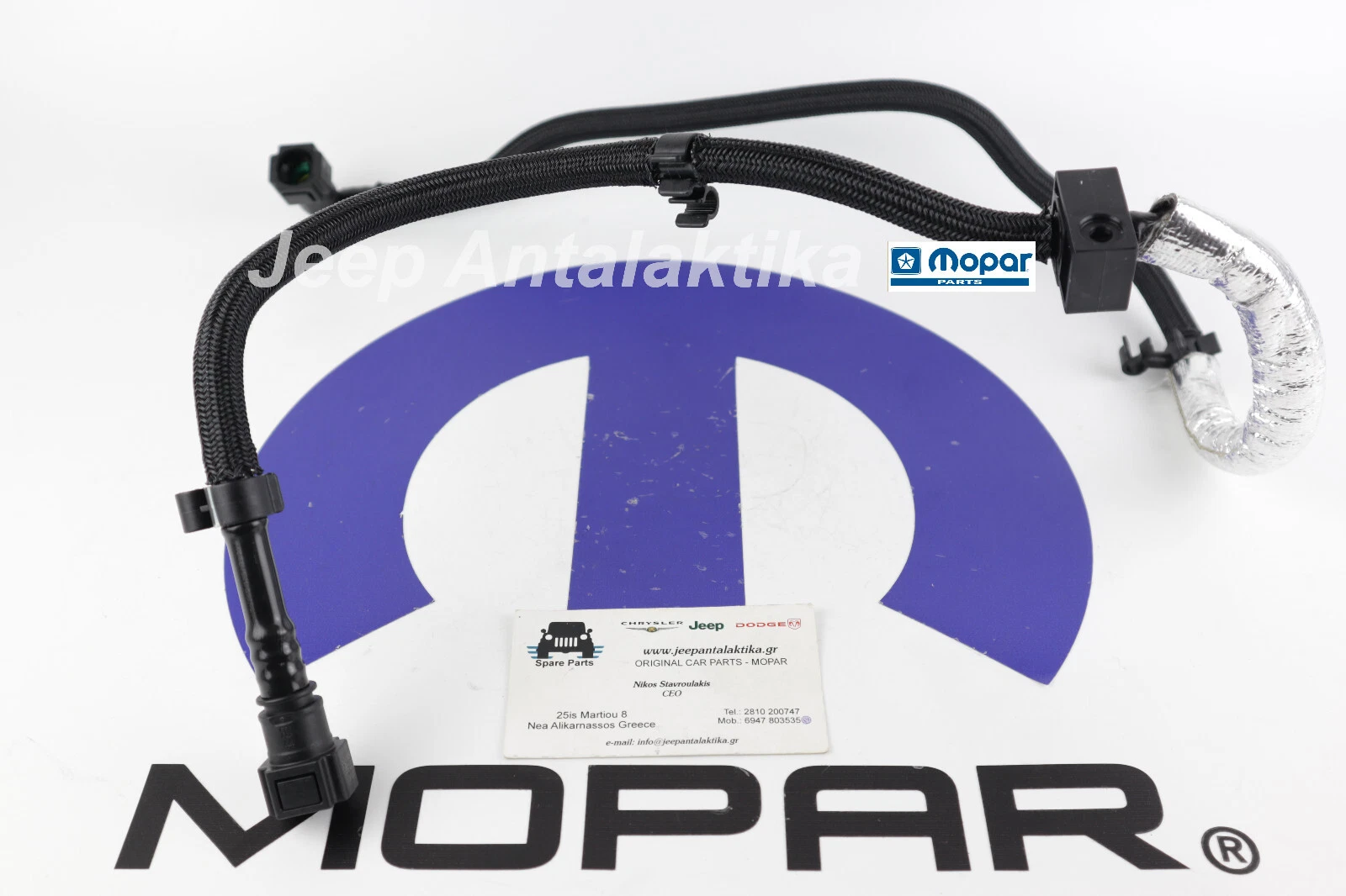 Fuel Return Tube Jeep Wrangler JK 11-18 2.8CRD 68092302AA New