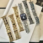 Double-Row Denim Chain Band Compatible For Apple Watch S9/8/7/6/5