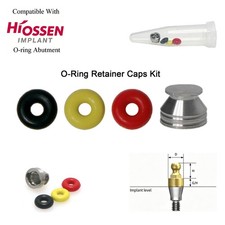 US Dental O-ring Retainer Caps Kit For Implant Osstem Ball Attachment Abutments