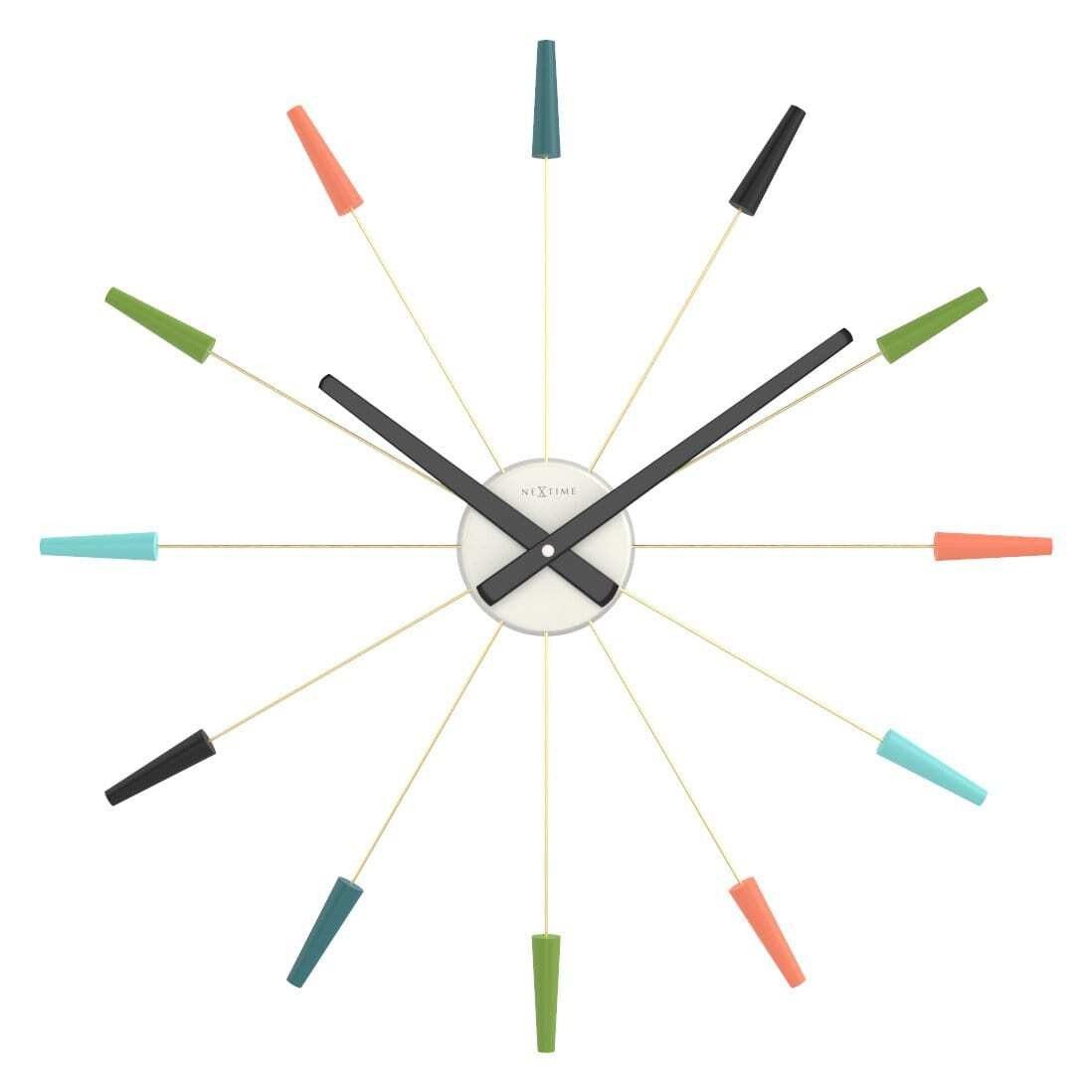 Plug Inn Wall Clock - Modern Minimalist Design - Silent Movement - 22.5 Inches -