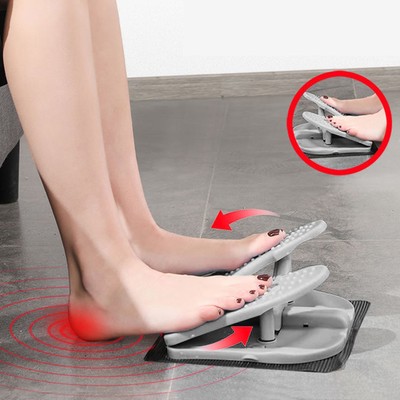 (Grey Size)Foot Stepper Machine Reinforced Nylon Mini Stepper Trainer JJ