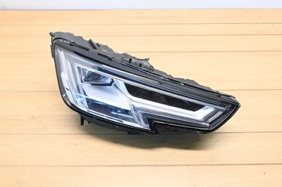 17-19 AUDI B9 A4 S4 Right Passenger Side LED Headlight Lamp OEM *2 BROKEN TABS*