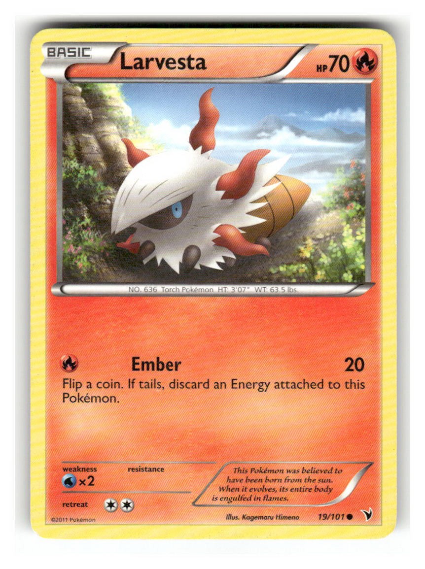 Larvesta (19) - 19/101 - LP - Noble Victories
