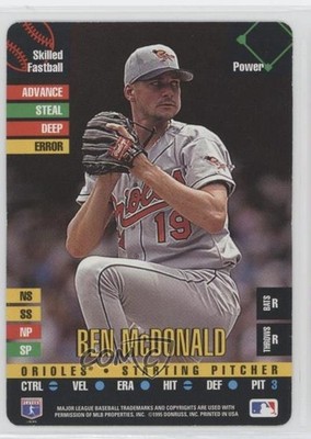 1995 Donruss Top of the Order Ben McDonald h6c