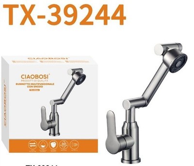 x 4D Gelenk Wasserhahn Klapparm Chrom Multifunktional TX-39244 linq