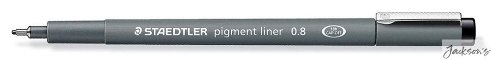 Staedtler Pigment Liner Fineliner Pen Metal Tip 0.8mm For Writing Drawing