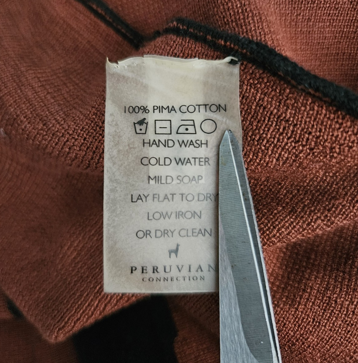 Peruvian Connection Medium Pima Cotton Dress Blac… - image 4