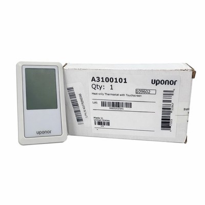 Uponor A3100101 Radiant Floor Heat Non-Programmable Touchscreen Thermostat 24V