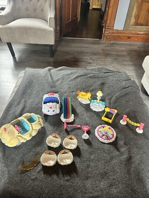 VINTAGE CARE BEARS RAINBOW SWING Car Teeter Totter Fence Play Set Toy Parts
