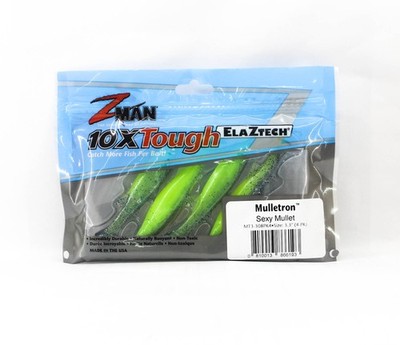 Zman Soft Köder Mulletron Swimbait 3.3 Zoll 4/Pack Sexy Mullet (6193)