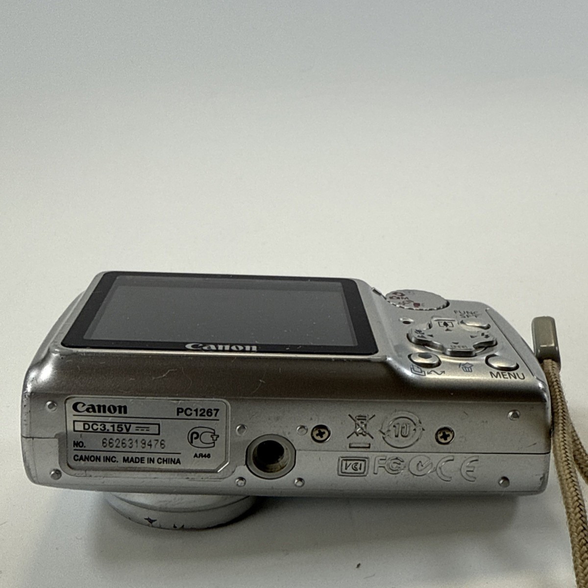 Canon A470 ジャンク 1GBカード付き Canon PowerShot A470 7.1MP Digital Camera - Gray for sale