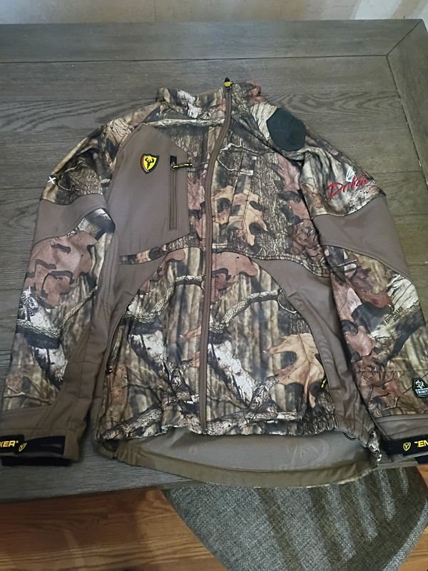 Scent Blocker Men's M Regular Full Zip Scent Control Camo Polyester Jacket