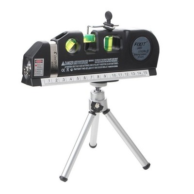 Laser Level Tool Multipurpose Laser Level Kit Cross Line Lase Measure Tape Ruler