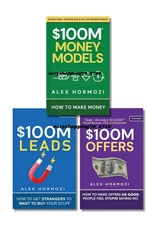 3 BOOK SET $100M Money Models+ $100M Offers+$100M Leads PAPERBACK PB