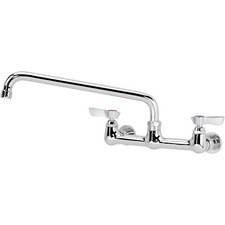Krowne Silver Series 8" Center Wall Mount Faucet 16" Spout 12-816L