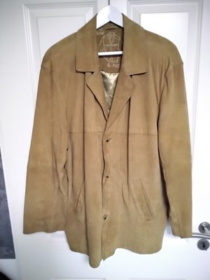 Herren Velourlederjacke Gr9. 54 Hellbraun , Leather Clothes By R & G