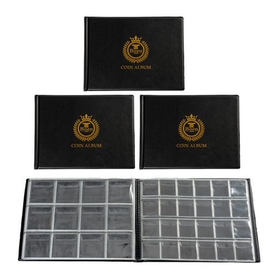 Boen Coin Collection Book 540 Pockets 3 Coin Collection Book. Each Coin Album...