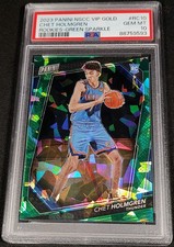 PSA 10 SSP RC /99 CHET HOLMGREN ⚡GREEN ROOKIE 2022-23 NSCC The National VIP Gold