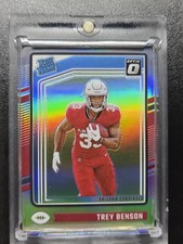 TREY BENSON Rare REFRACTOR SP Investment Card Cardinals Panini Rookie Rc. rookie card picture