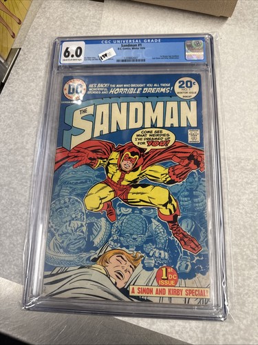The Sandman #1 DC Comics 1974 Bronze Age CGC 6.0 Solid Clean Case Check Pics
