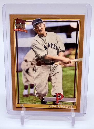 2026 Topps Series 2  Honus Wagner 1991 Throwback #91B2-37 Gold #’d/50 Pirates SP