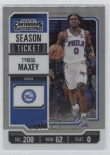 2023-24 Panini Contenders Season Ticket Premium Edition Tyrese Maxey #7 1ng7