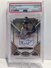 2023 Topps Tier One - Tier One Talent Autographs Ichiro Suzuki #T1TA-I (AU)